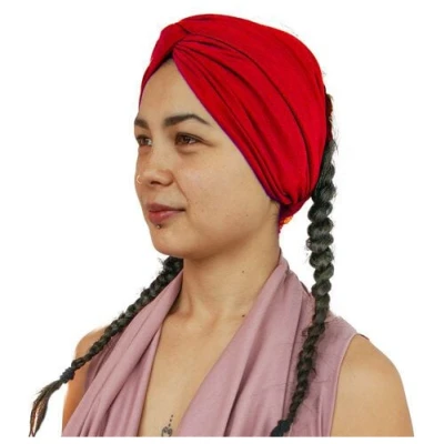 körber mode breites Stirnband Twist gerafftes Haarband Übergang Frühjahr elastischer Jersey