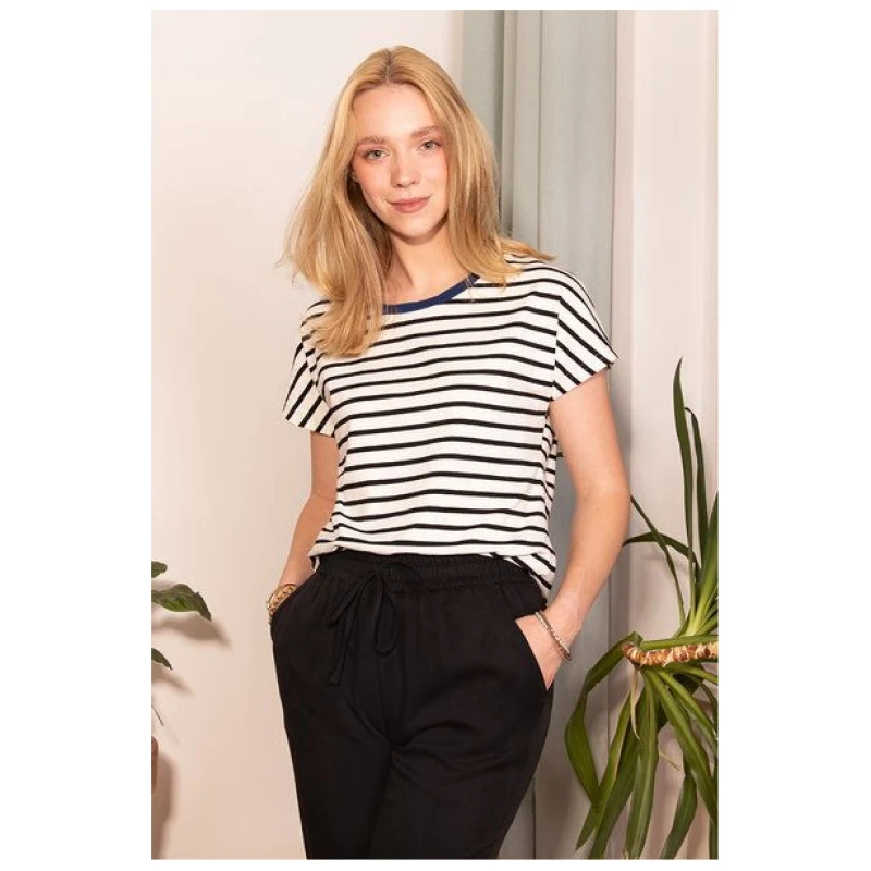 l'amour est bleu Damenhose Modell Rita aus Tencel
