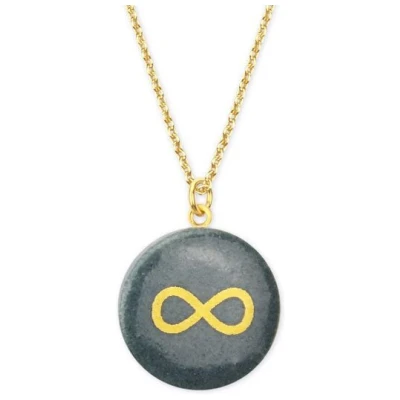 lille mus Halskette mit Porzellananhänger FOREVER Porzellanschmuck