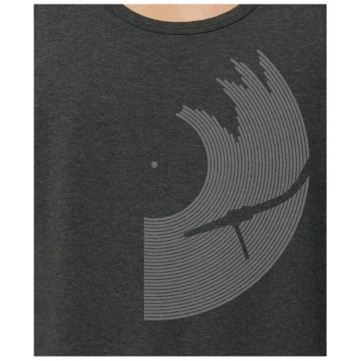 little kiwi Herren Tanktop, "Vinyl", Dark Heather Grey