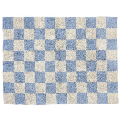 liv interior Hand-getüfteter Teppich CHECK