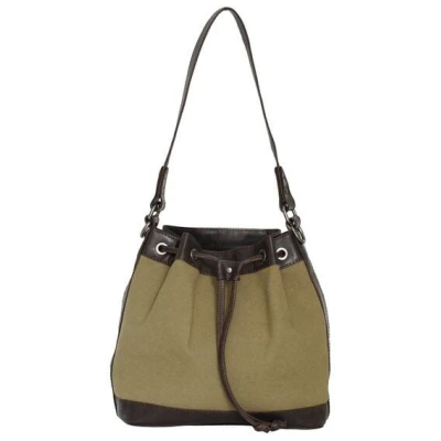 manbefair CANVAS BEUTELTASCHE MISSY in Olivegrün