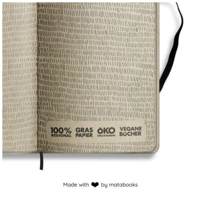 matabooks® Nachhaltiger A5 Kalender/Jahresplaner - Samaya 2025 Farbe: Meadow (DE/EN)