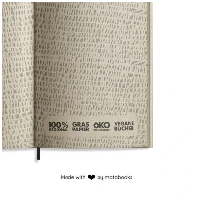 matabooks® Nachhaltiger A6 Kalender/Jahresplaner - Samaya 2025 Farbe: Nature S (DE/EN)