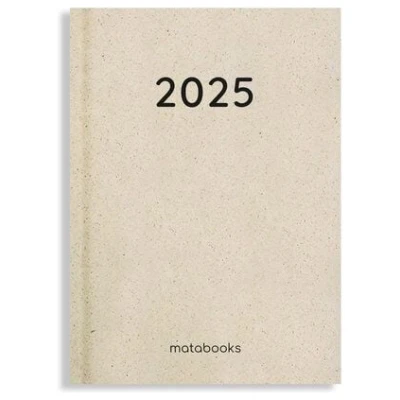 matabooks® Nachhaltiger A6 Kalender/Jahresplaner - Samaya 2025 Farbe: Nature S (DE/EN)