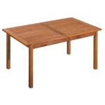 memo Gartenmöbel-Set "Manja", 7-teilig, 6 Stühle, 1 Tisch 170/220 x 90 cm