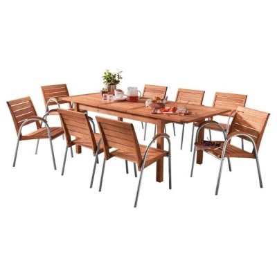 memo Gartenmöbel-Set 'Solano' 9-teilig, 8 Stühle, 1 Tisch