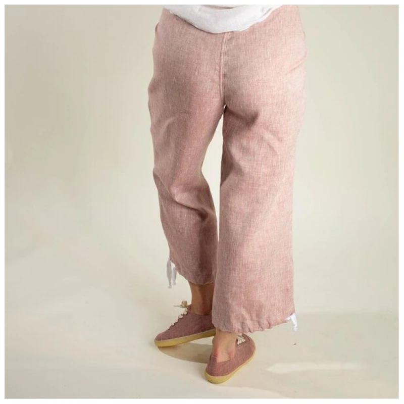 nahtur-design Leinen-Sommerhose 100% Bioleinen