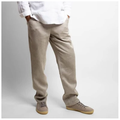 nahtur-design Leinenhose für Herren "denim" | 100% Bioleinen