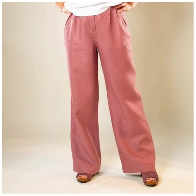 nahtur-design Leinenhose im Marlenestil aus 100% Leinen