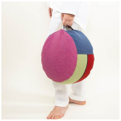 nahtur-design Yogakissen, Sitzkissen aus reiner Schurwolle mit Dinkelspelzfüllung