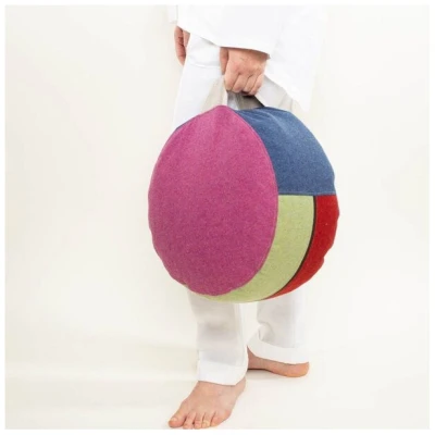 nahtur-design Yogakissen, Sitzkissen aus reiner Schurwolle mit Dinkelspelzfüllung