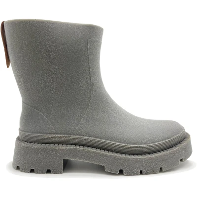 nat-2 Damen vegan Regenstiefel Bio Boot 100% Wasserdicht Grau Grün
