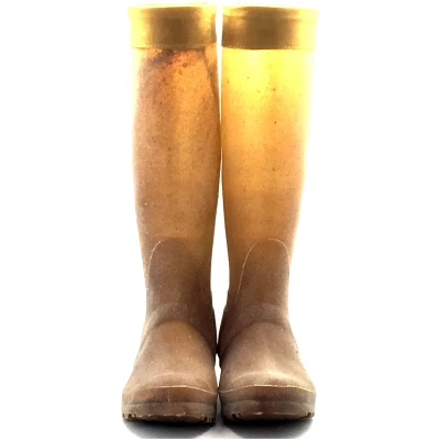 nat-2 Damen vegan Regenstiefel Rugged Prime Hunt Corn 100% Wasserdicht Orange