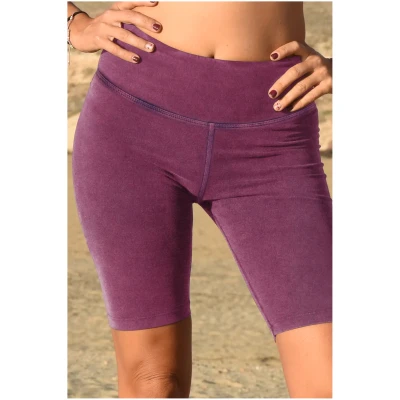 nice to meet me Damen vegan Essential Biker Shorts Lila