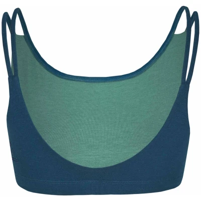 nice to meet me Damen vegan Sport-Bh Breathe Star Blau