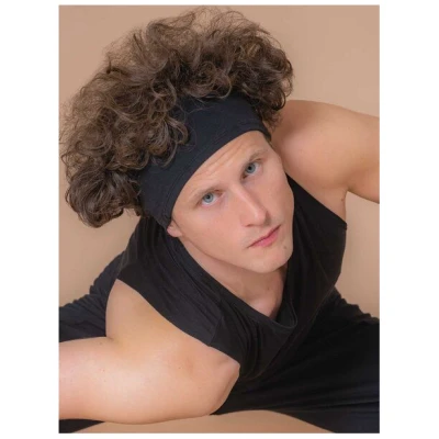 nice to meet me Hairband . Biobaumwolle