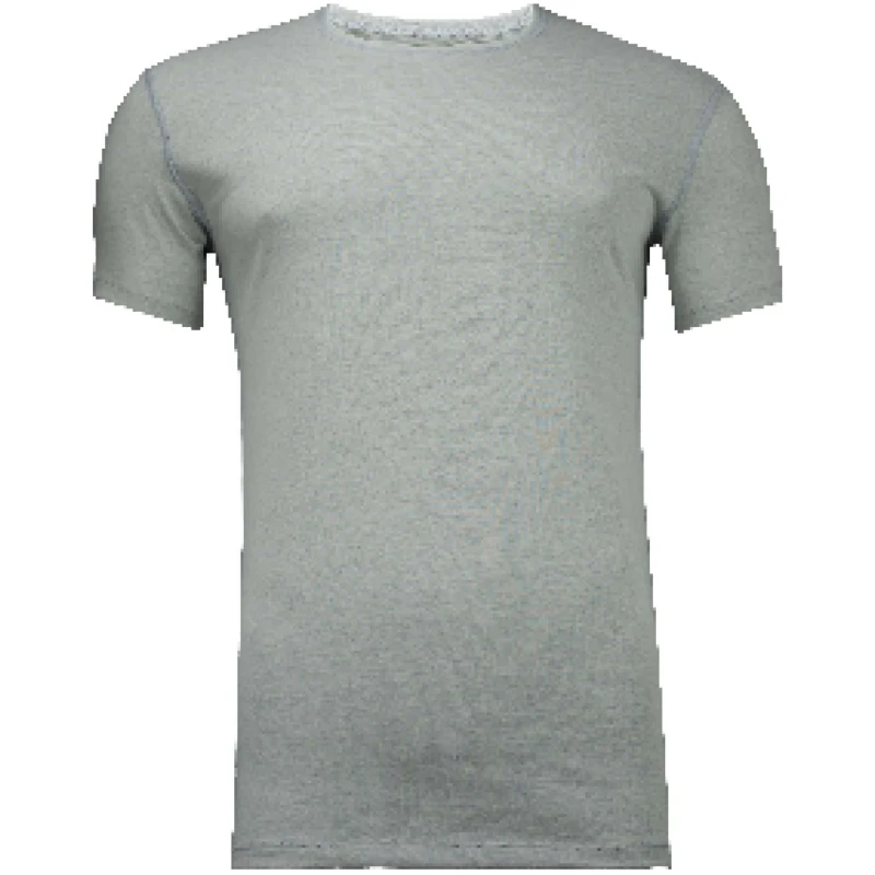 nice to meet me Herren vegan Core T-Shirt Grau Melange