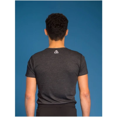 nice to meet me Herren vegan Core T-Shirt Schwarz Melange