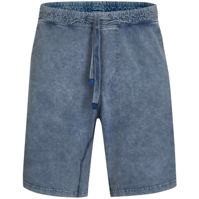 nice to meet me Herren vegan Tie-Dye-Shorts Blau