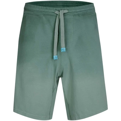 nice to meet me Herren vegan Tie-Dye-Shorts Grün