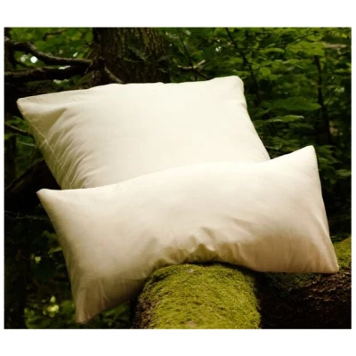 noca Alba, klimapositiver Kissenbezug aus 100% Bio-Baumwollsatin, Natur
