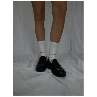 noemvri fashion label 2er Pack Logo Tennissocken
