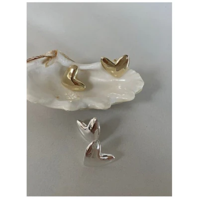 noemvri fashion label Herz Ohrstecker