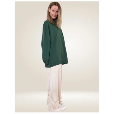 noemvri fashion label oversized Sweatshirt Turtleneck