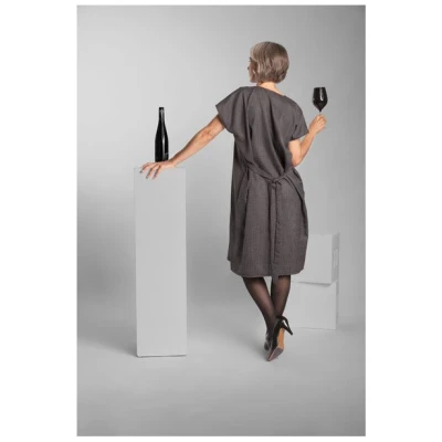 notmadeinKINA* V-Kleid #alltag aus Schurwolle