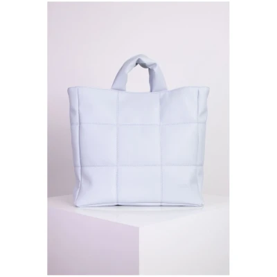 nuuwai Damen vegan Handtasche Stepptasche Linn Staubblau