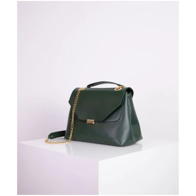 nuuwai Damen vegan Handtasche - Vivi Smaragdgrün