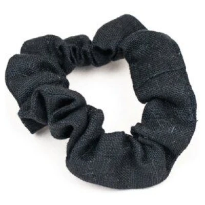 obumi Haargummi - Scrunchie aus Leinen in vielen Farben