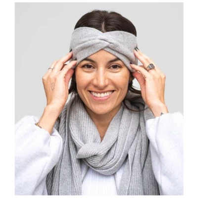 obumi STIRNBAND KNOT AUS KASCHMIR (100% RECYCLED)