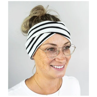 obumi STIRNBAND MIT WICKEL-DETAIL AUS BIO JERSEY IN VIELEN FARBEN