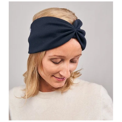 obumi Stirnband Rippe Bow aus Bio Baumwolle