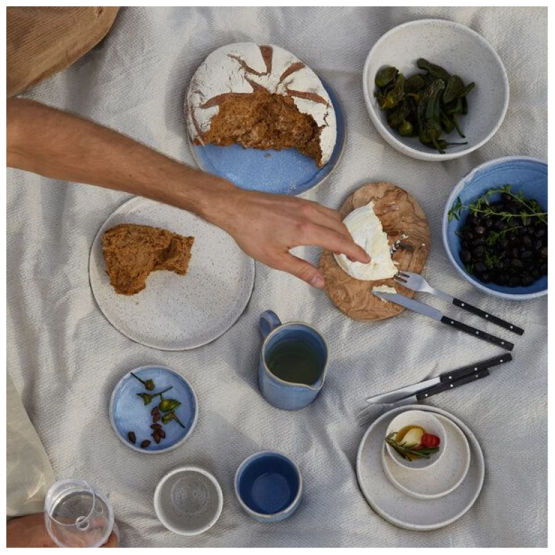 onomao Handgemachter Tapas Teller aus Steinzeug | Kollektion TRADITIONELL