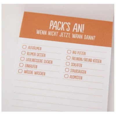 päfjes Viel zu Stemmen? Pack's an! - Notizblock mit Bär&Fisch - 100 Seiten