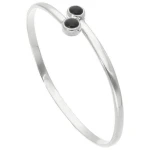 pakilia Silber Armband Obsidin Fair-Trade und handmade