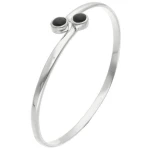 pakilia Silber Armband Obsidin Fair-Trade und handmade