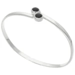 pakilia Silber Armband Obsidin Fair-Trade und handmade