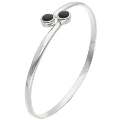 pakilia Silber Armband Obsidin Fair-Trade und handmade