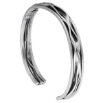 pakilia Silber Armband Wellen Fair-Trade und handmade