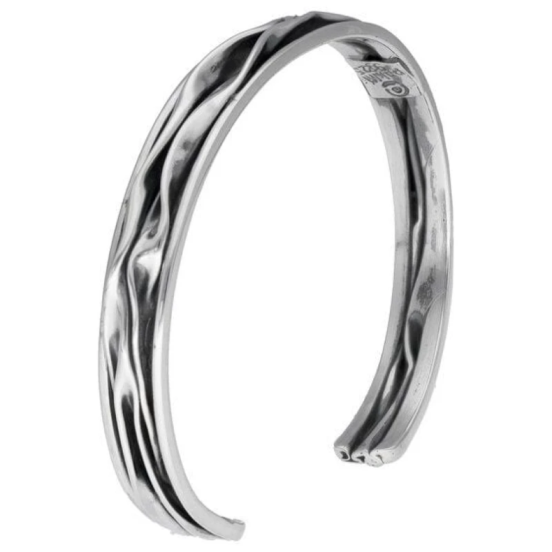 pakilia Silber Armband Wellen Fair-Trade und handmade