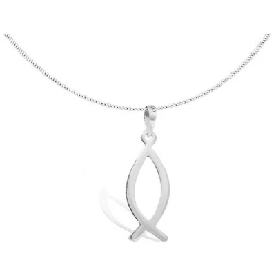 pakilia Silber Kette Fisch Religion fair-trade und handmade