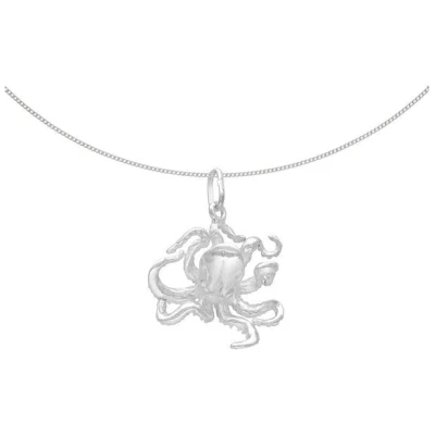 pakilia Silber Kette Krake Fair-Trade und handmade