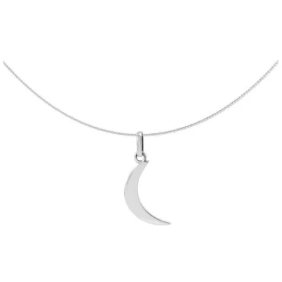pakilia Silber Kette Mond Fair-Trade und handmade