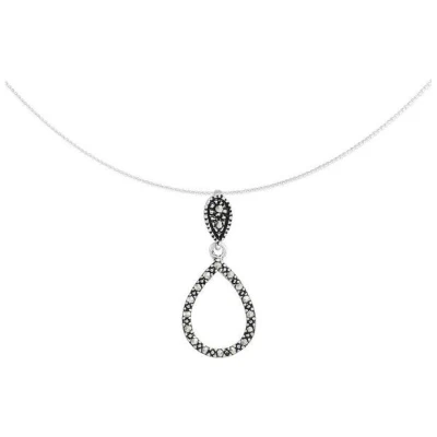 pakilia Silber Kette Regentropfen Fair-Trade und handmade