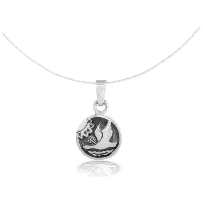 pakilia Silber Kette indianisches Sternzeichen Gans Fair-Trade und handmade