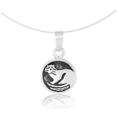 pakilia Silber Kette indianisches Sternzeichen Otter Fair-Trade und handmade